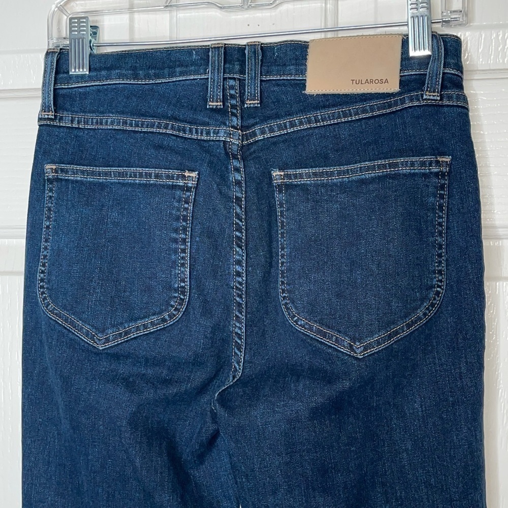 Tularosa Nora High Rise Button Fly Skinny Jeans Dark Wash 27 - Picture 11 of 12